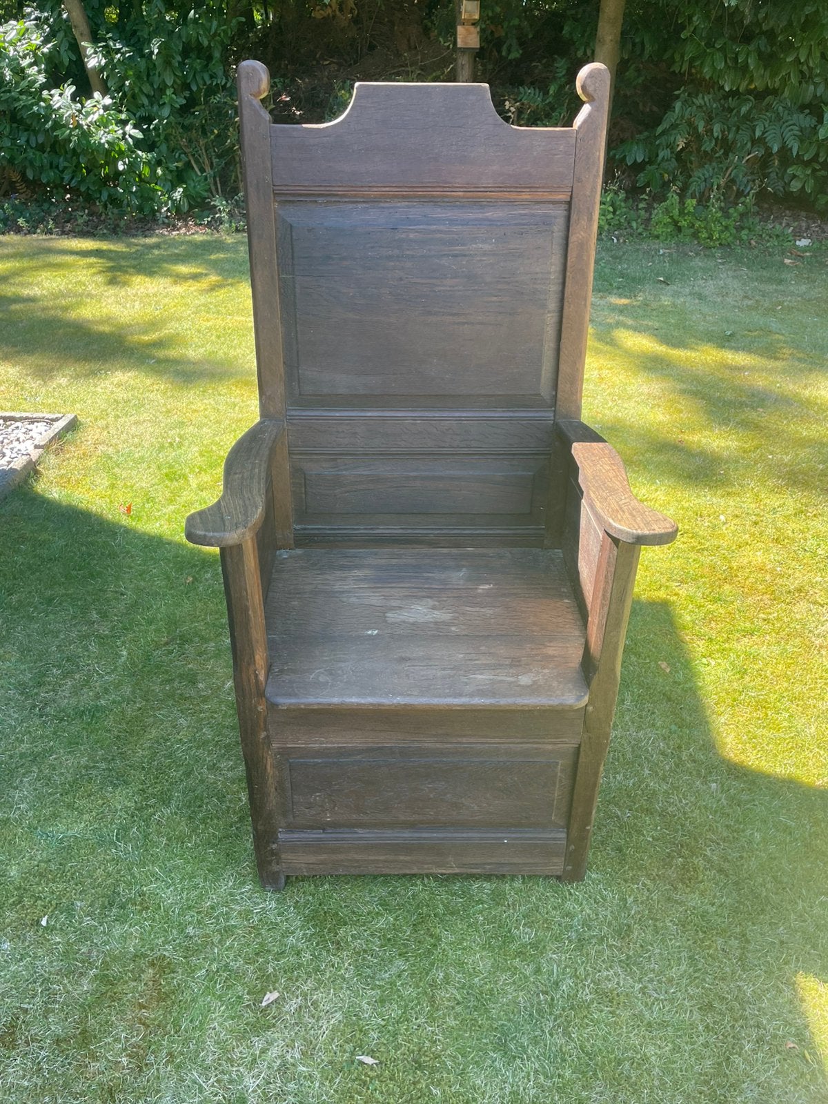 Bakstoel eikenhout, Antiek en Kunst, Ophalen