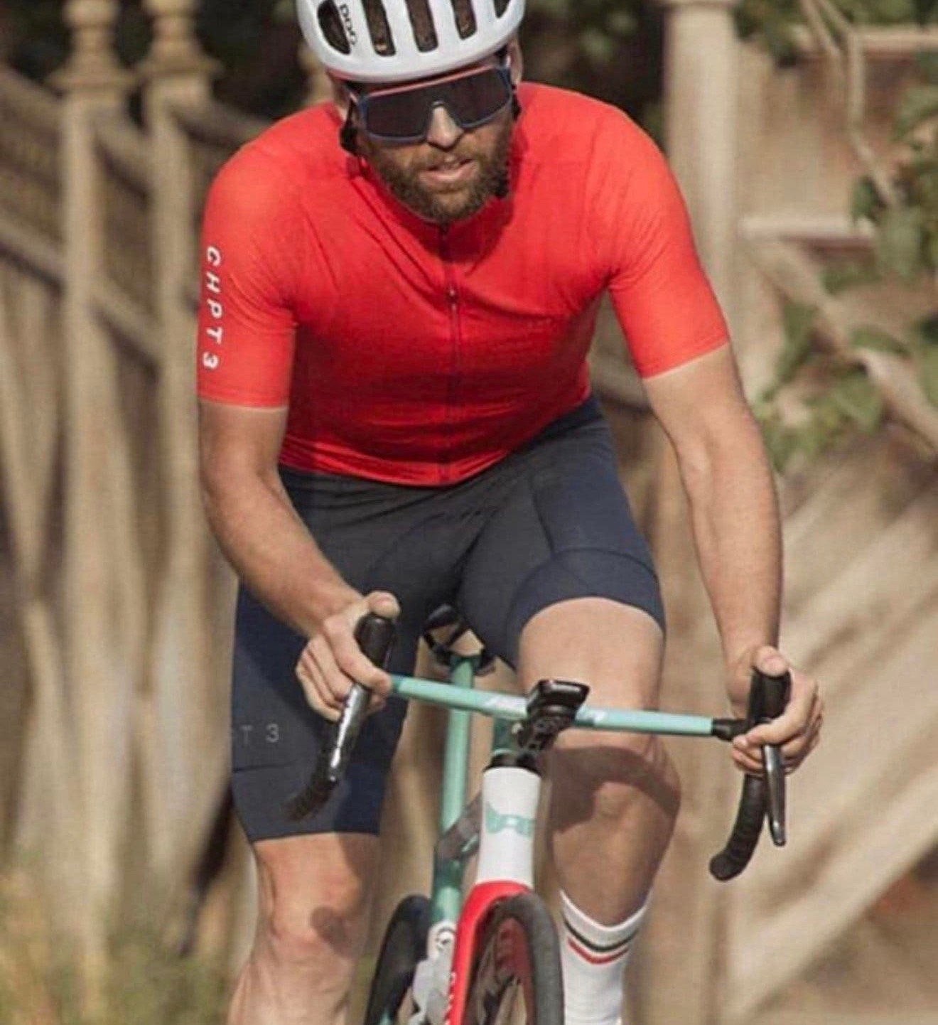 CHPT3 Men's Aero short sleeve cycling jersey - Red (S) NIEUW, S, P, Heren, P