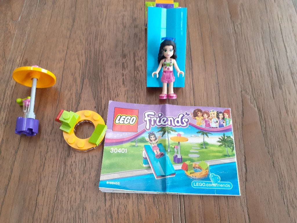 2 identieke sets lego friends Emma glijbaan. Lego clickits, Gebruikt, Inclusief instructies, Friends, Ophalen of Verzenden