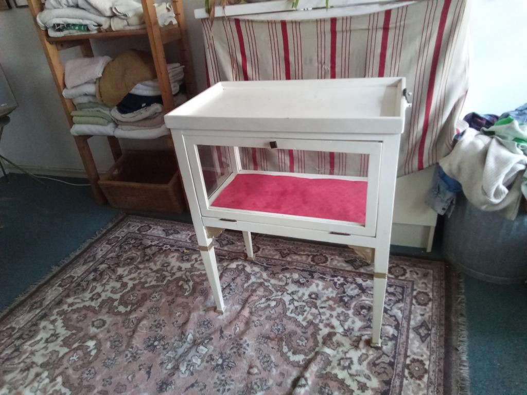 Mooi vintage thee kastje 78h 60br 37d, Ophalen of Verzenden