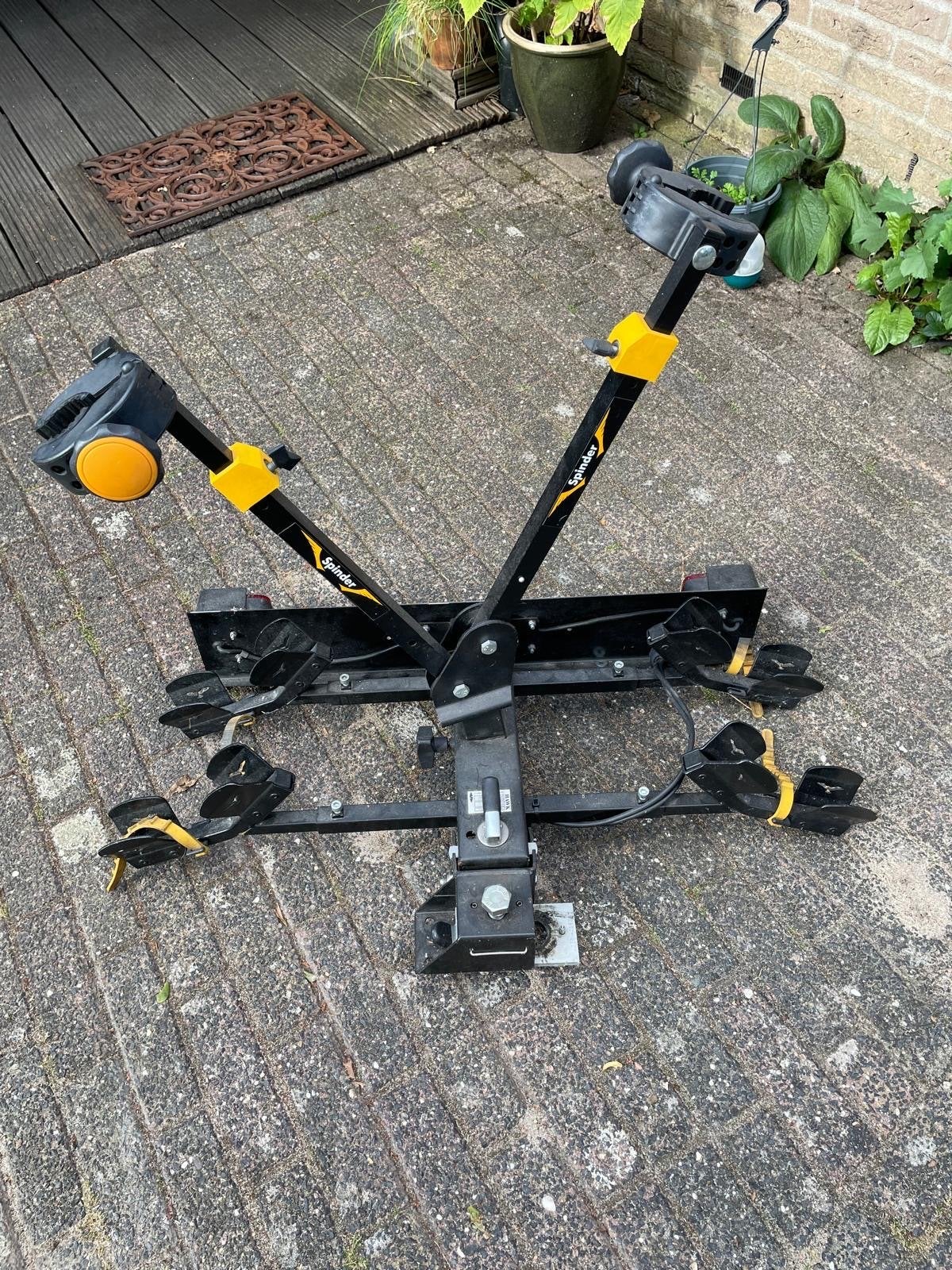 Spinder Hawk fietsendrager voor 2 fietsen, Auto diversen, Fietsendragers, Ophalen, Gebruikt, Elektrische fiets, 2 fietsen