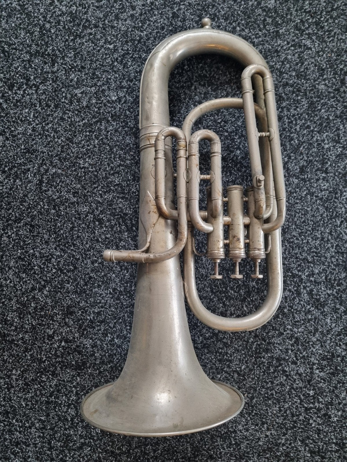 Zolder vondst Vintage Euphonium Tuba., Ophalen of Verzenden, Gebruikt, Koperblazer