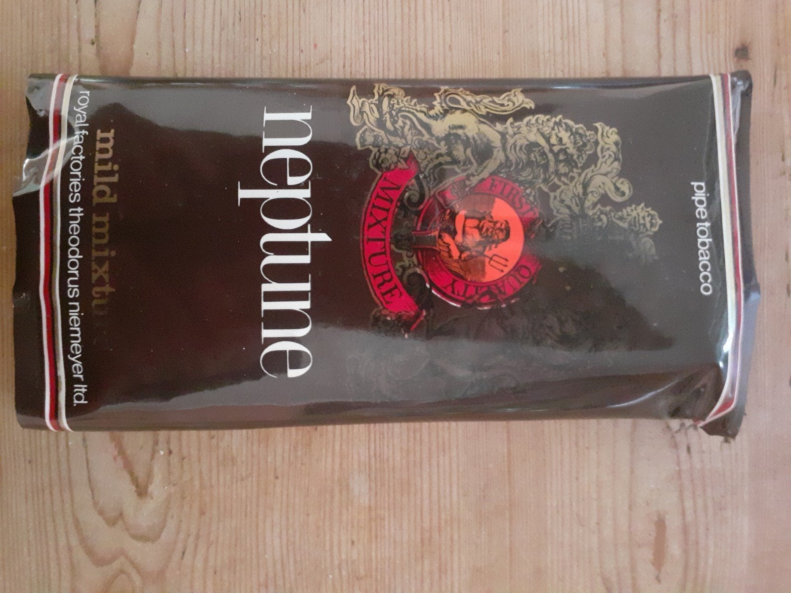 Vintage Neptune Pipe Tobacco - Ongeopend Pakje, Ophalen of Verzenden, Nieuw, Tabaksdoos of Verpakking