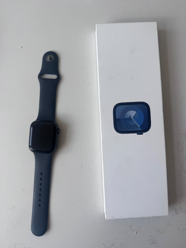 Apple Watch 9 41mm cellular, Ophalen, Apple Watch ⌚️, Zwart, IOS