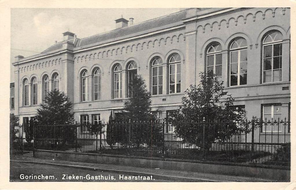 Gorinchem Zieken-Gasthuis Haarstraat Ziekenhuis 1942, Ophalen of Verzenden, 1940 tot 1960, Gelopen, Zuid-Holland