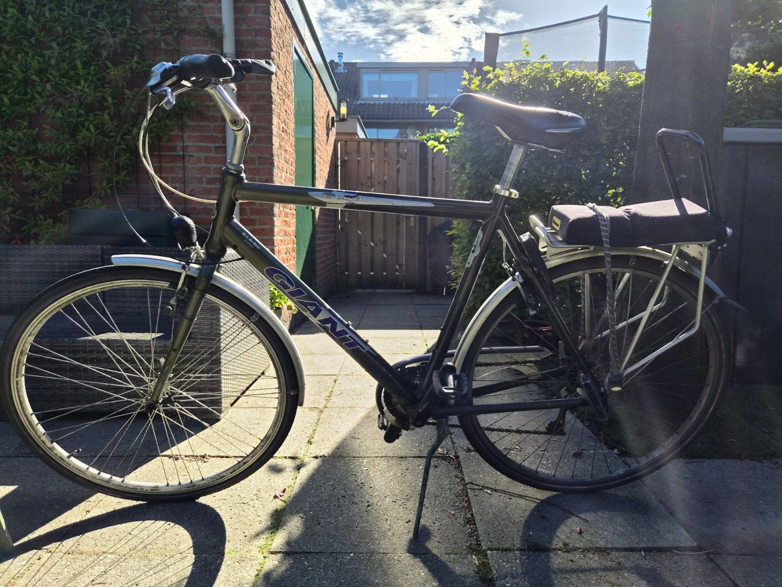 Giant herenfiets - Gebruikt, Ophalen, Velgrem, Versnellingen, Giant