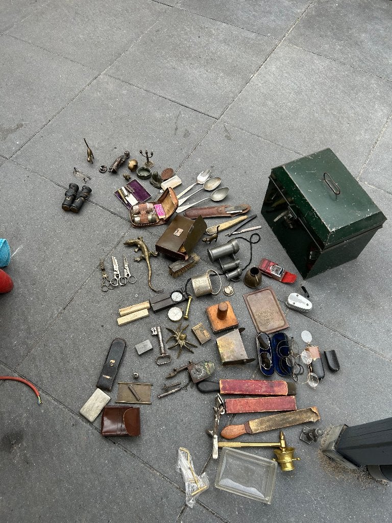 tk:Antieke Documentenkist /Geldkist Curiosa, Militaria en ., Ophalen of Verzenden