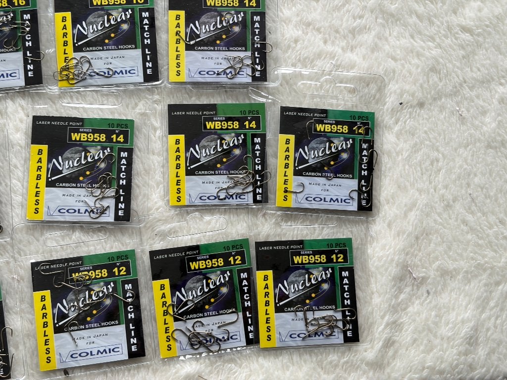 adv 306 / NIEUW mixset 14 pakjes haakjes COLMIC, Ophalen of Verzenden, Nieuw, Haak