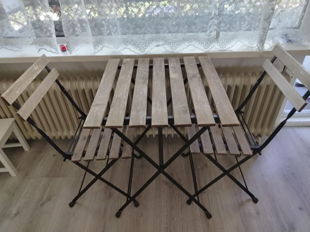 Bistroset buiten/tuin IKEA, Tuin en Terras, Ophalen of Verzenden, Gebruikt, 2 zitplaatsen