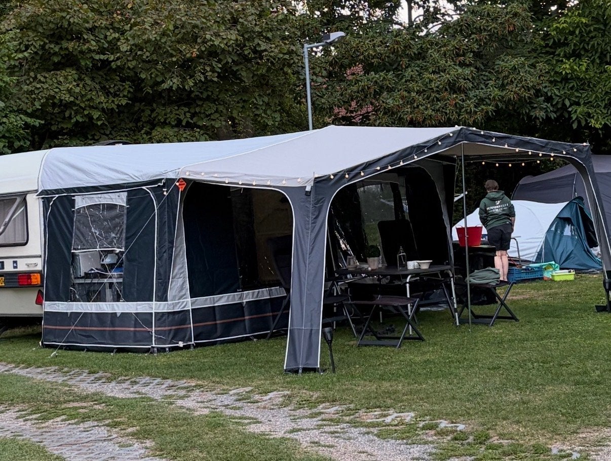 Voortent Obelink Milaan 240 cm, omloopmaat 10 (2025), Ophalen, Zo goed als nieuw, Overige merken