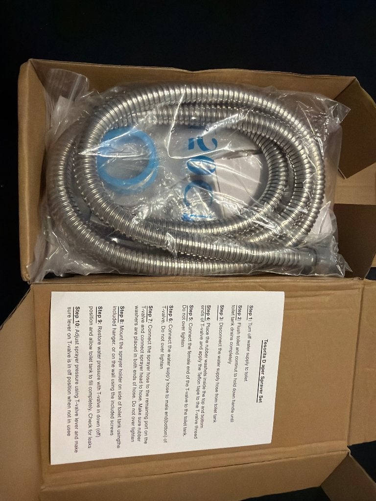 Tesorita Diaper Sprayer Set WC, Ophalen of Verzenden, Nieuw, Toilet