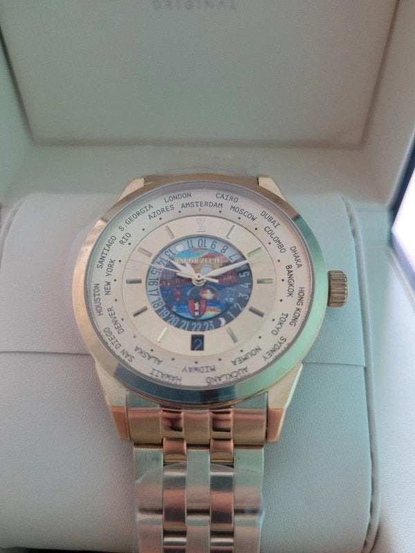 Jacob Zech Amsterdam Limited Edition t.w.v € 479 SEIKO!, Sieraden, Tassen en Uiterlijk, Zwart, IOS, Nieuw, Ophalen of Verzenden