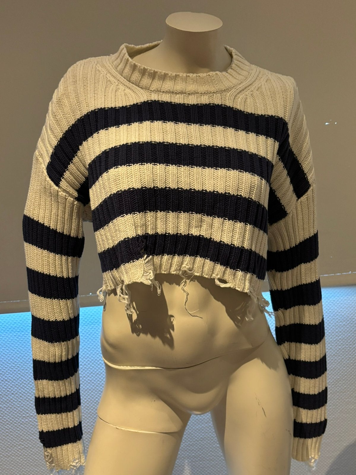 Zara korte trui met oude look maat s, ., Zwart, Ophalen of Verzenden, Zo goed als nieuw