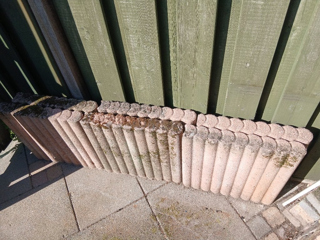 Stenen en stenen banden, Tuin en Terras, Tegels en Klinkers, Ophalen, Gebruikt, Beton, Klinkers