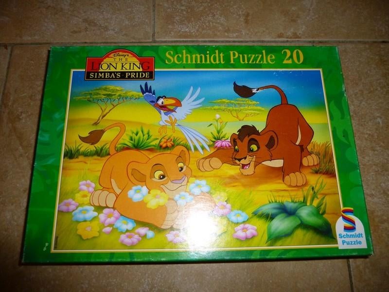 lion king puzzel(nr.14), Ophalen of Verzenden, Meer dan 50 stukjes, Gebruikt, 6 jaar of ouder