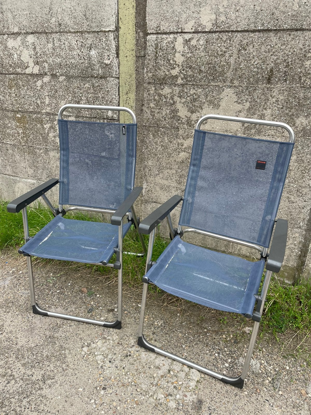 2 Lafuma campingstoelen, Ophalen of Verzenden, Gebruikt, Campingstoel