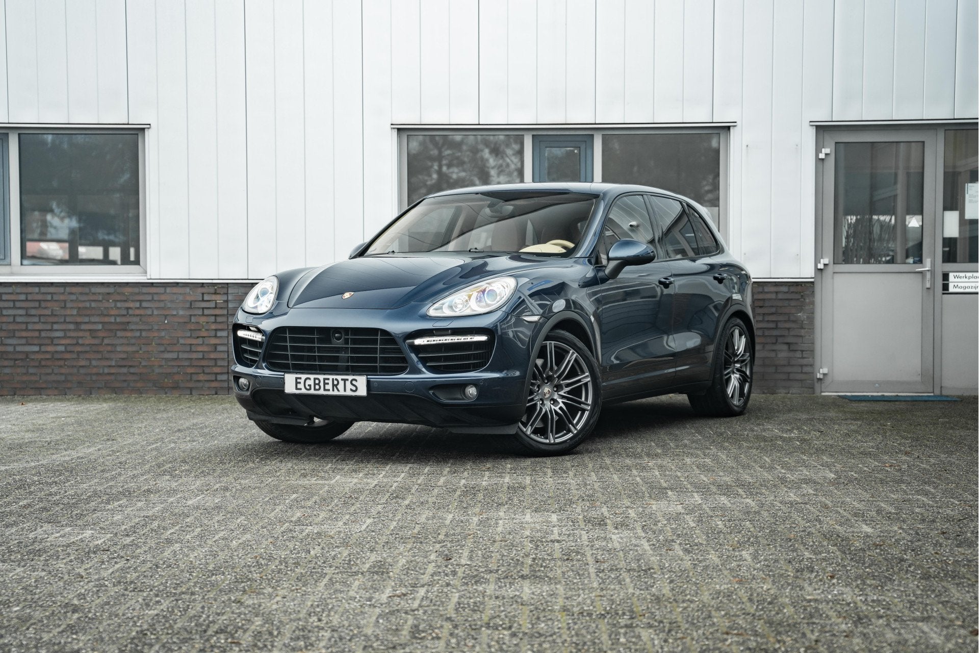 Porsche Cayenne 4.8 Turbo | Adaptive Cruise | Bose | Porsche, Automaat, Gebruikt, Blauw, Leder