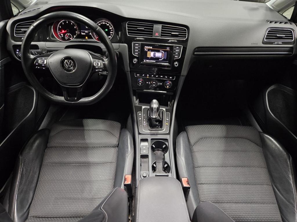 Volkswagen Golf 1.4 TSI DSG ACT Highline|PANO|NAVI|STOELVERW, Euro 5, Gebruikt, Leder en Stof, Zwart