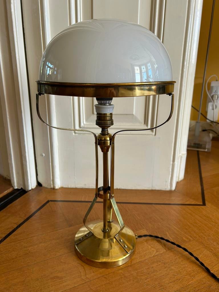 Art deco Amsterdamse haagse school eisenloeffel stoffels, Gebruikt, Ophalen of Verzenden, Metaal, Minder dan 50 cm