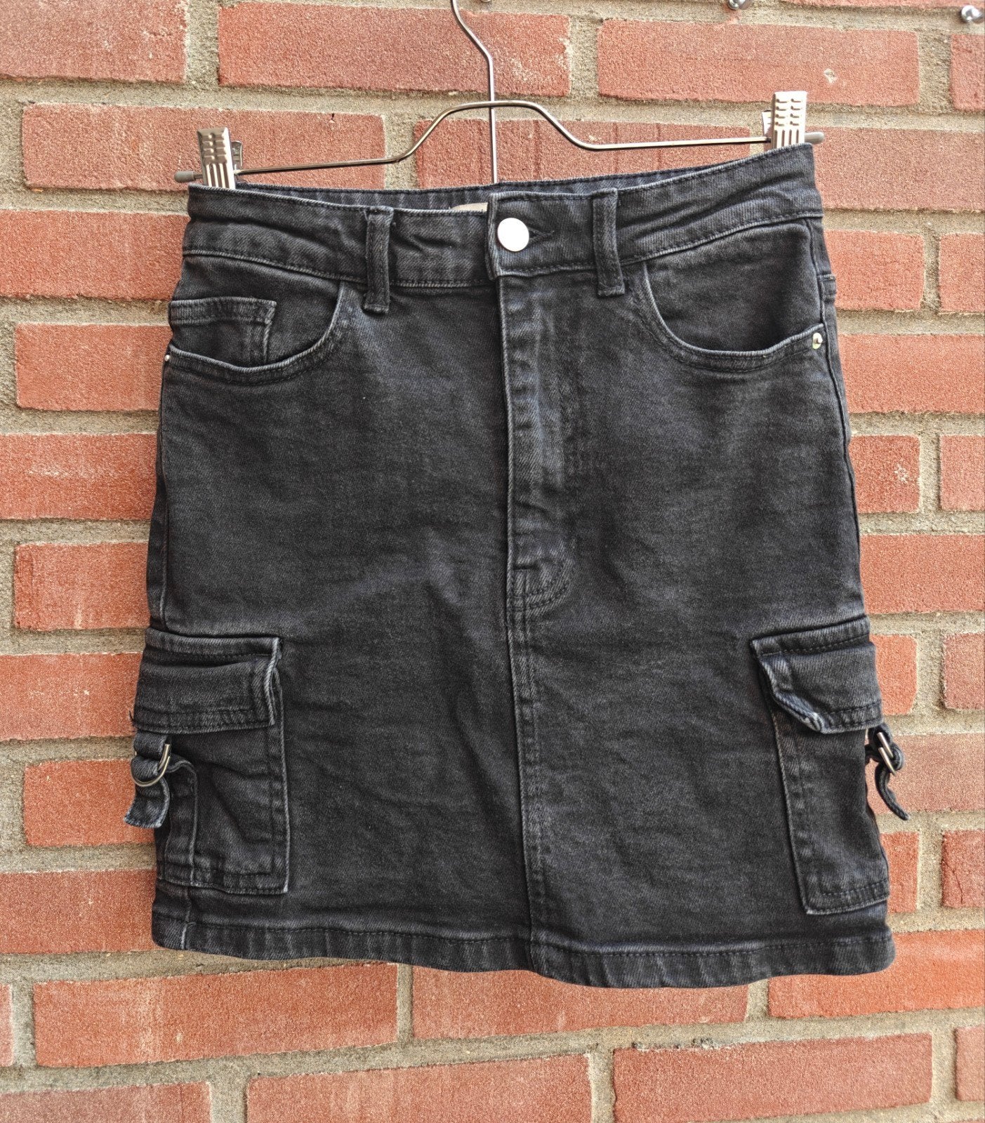 Denim cargo rok maat S, Kleding | Dames, Rokken, Ophalen of Verzenden, Zo goed als nieuw, Maat 36 (S), Grijs