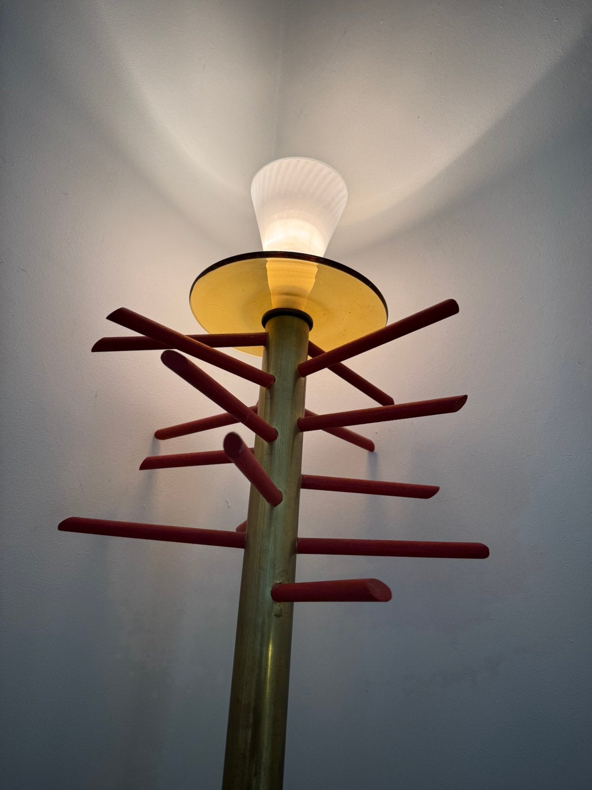 Borek Sipek Shoebaloo, Ophalen, 220 cm, Rood, Lamp