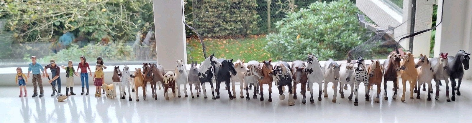 Grote collectie Schleich paarden, pony's en veulens, Ophalen