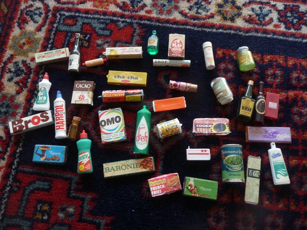 poppenhuis spulletjes, Ophalen of Verzenden, Gebruikt, Poppenhuis