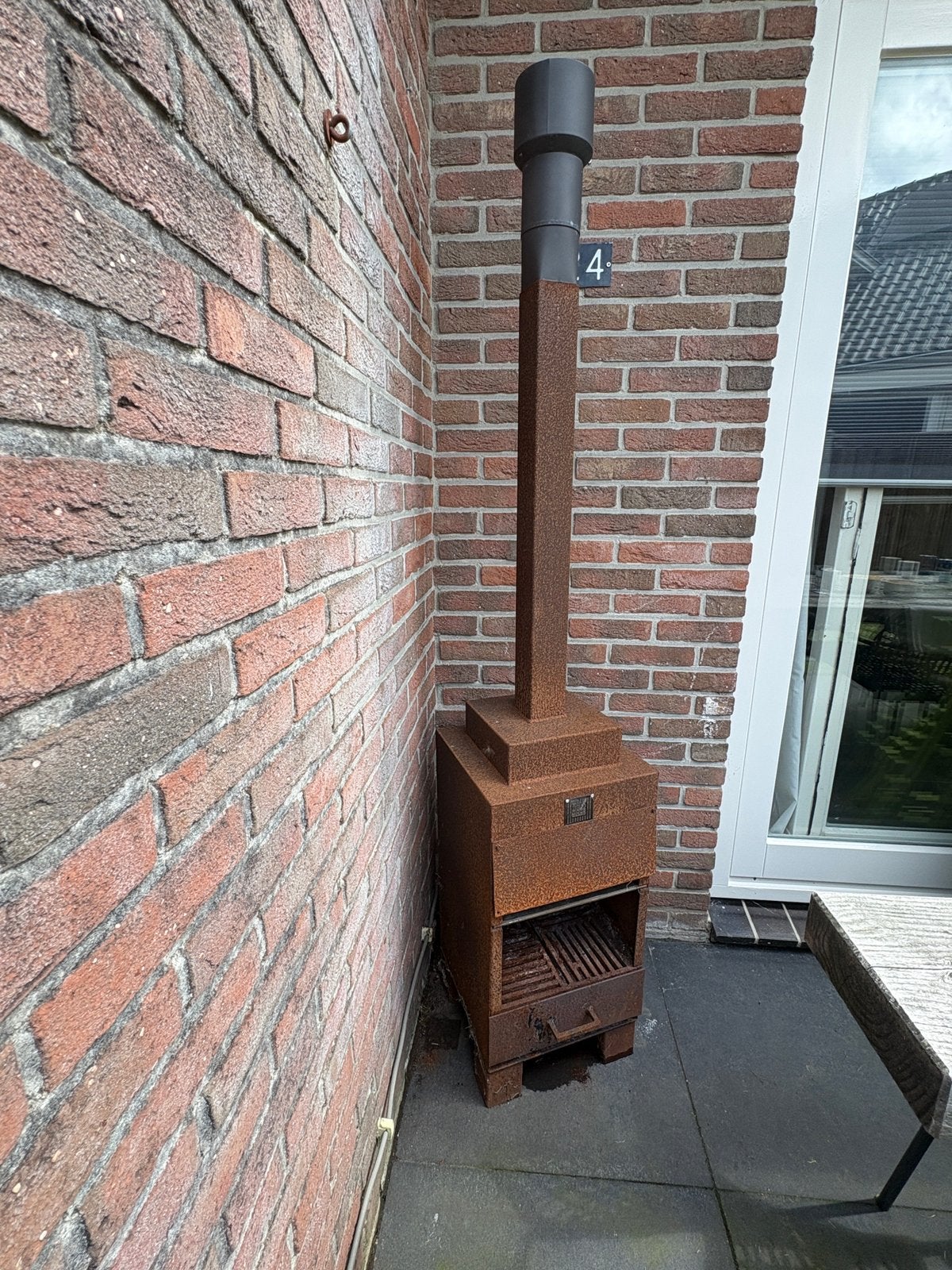 Tuinhaard, bad boy, buitenhaard, evt. voor een overkapping, Ophalen, Gebruikt