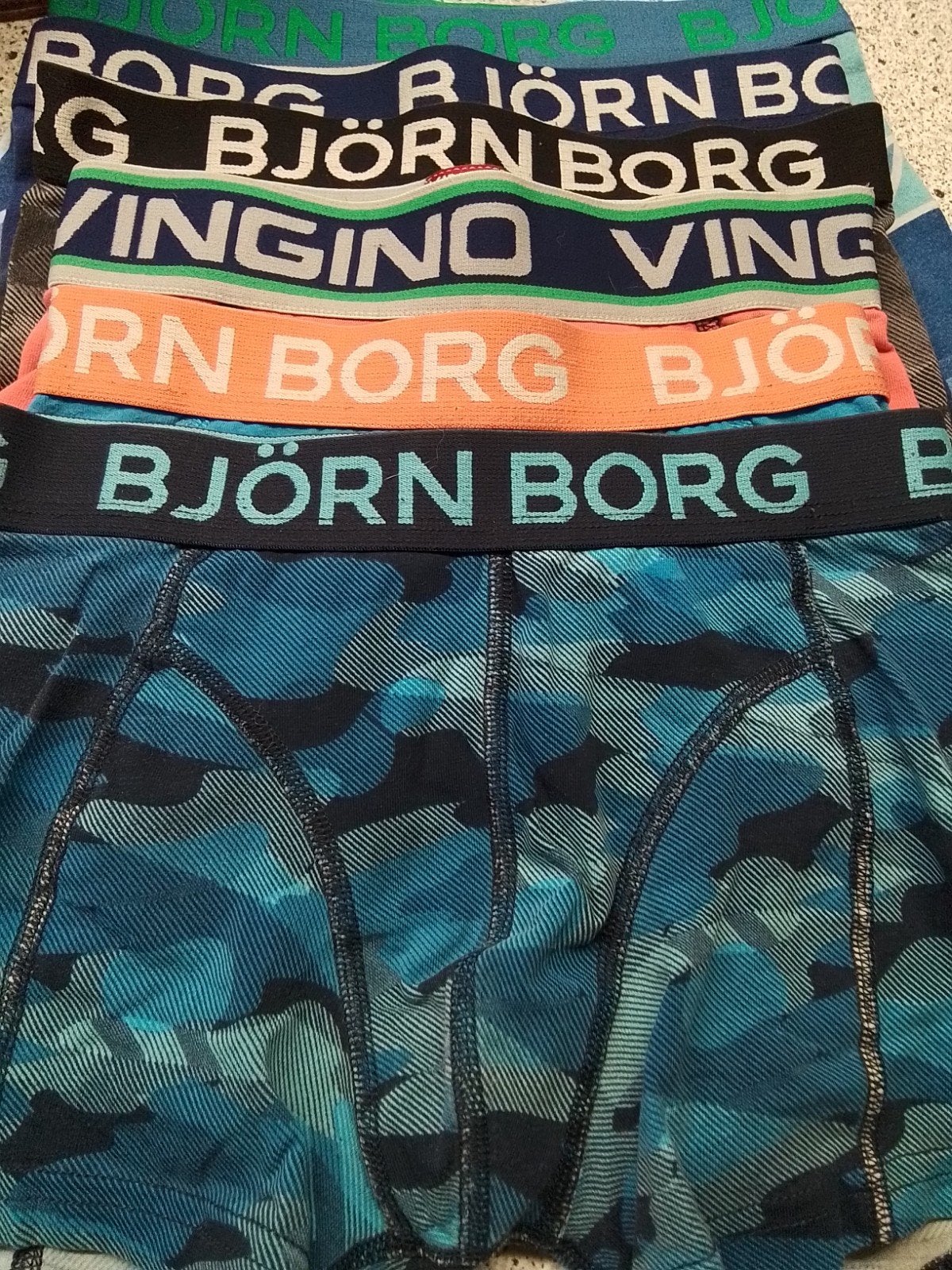 5 bjorn borg 1 Vingino jongens boxershorts mt 128 zgan., Kinderen en Baby's, Ophalen, Nacht- of Onderkleding, Bjon borg Vingino