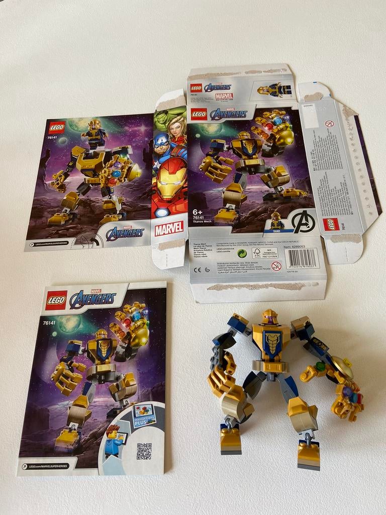 Lego Marvel Avengers 76141 Thanos Mech, Marvel, Lego, Ophalen of Verzenden, Zo goed als nieuw