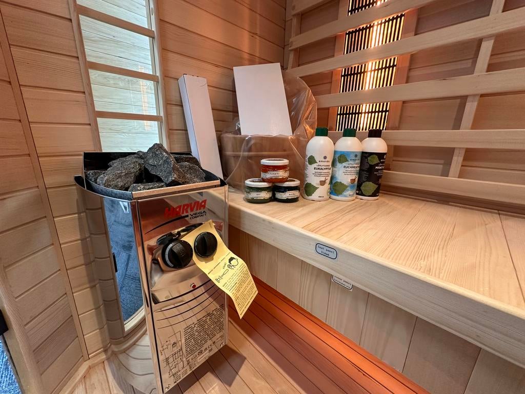 NIEUWE COMBI SAUNA | INFRAROOD + FINSE | DIRECT LEVERBAAR, Sport en Fitness, Sauna, Info@inner-stillness.nl, Fins of Traditioneel