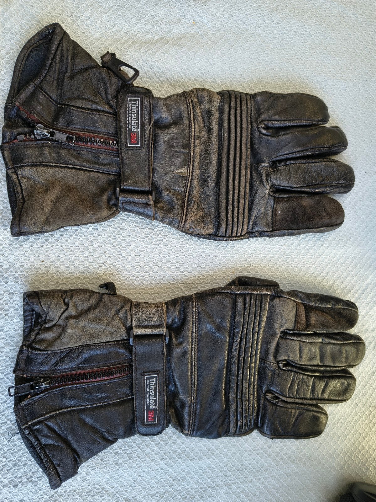 Thinsulate 3M Motorhandschoenen - Leer, Thinsulate 3M, Heren, Ophalen of Verzenden, Handschoenen