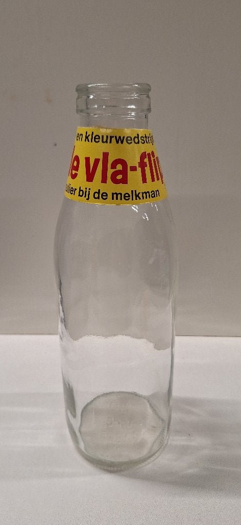 Reclame Halskraag voor Melkfles van Vla-Flip actie, Verzenden, Nieuw, Overige typen