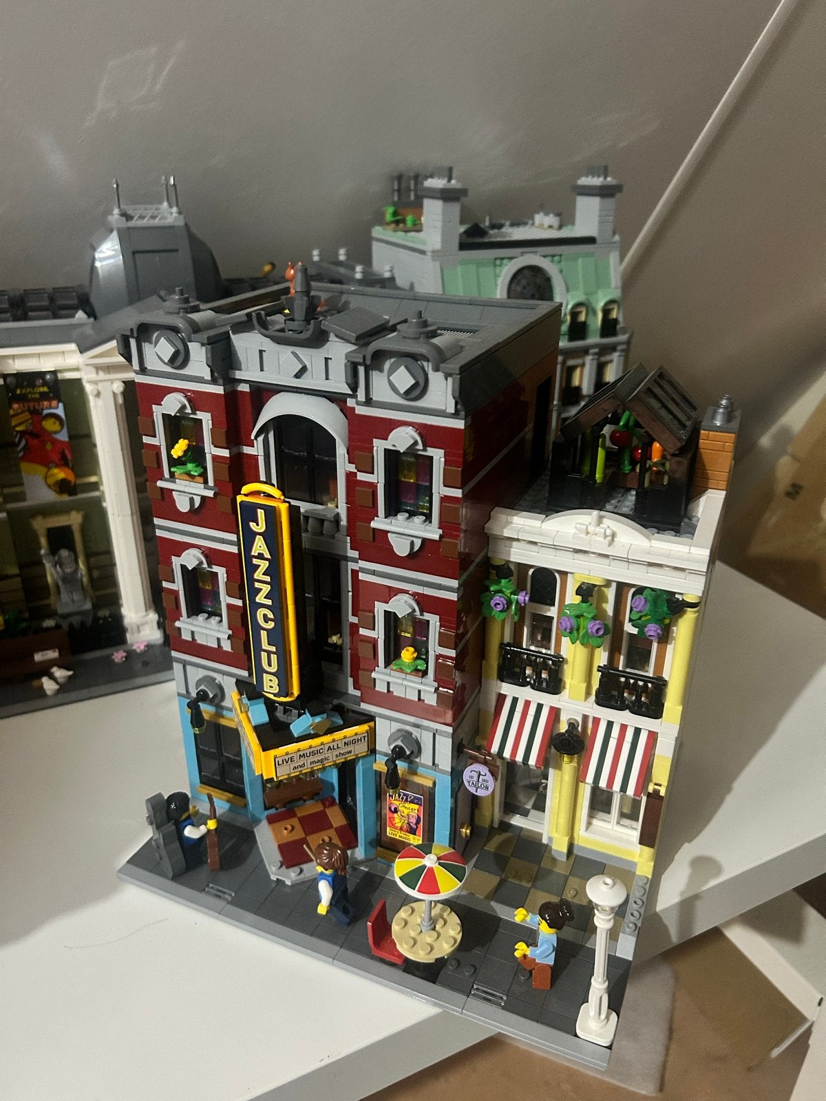 Grote collectie namaak Lego sets: Jazzclub, Diner en meer, Ophalen, Gebruikt, Overige merken