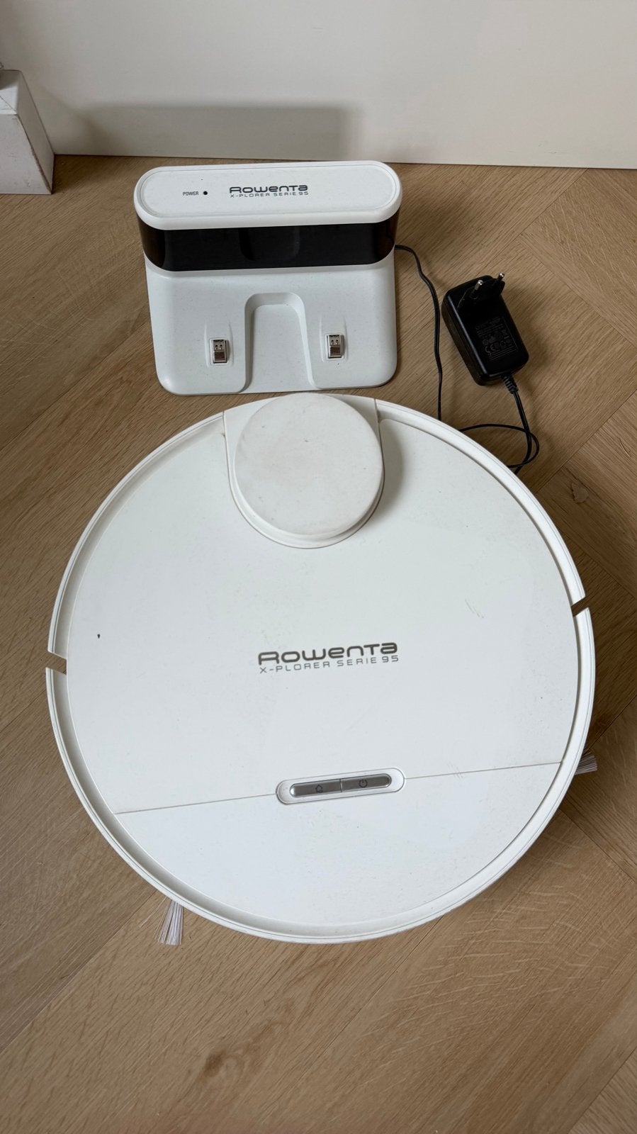 Rowenta Explorer Serie 75 Robotstofzuiger met Dweilfunctie, Rowenta, Draadloos, Ophalen of Verzenden, Zo goed als nieuw