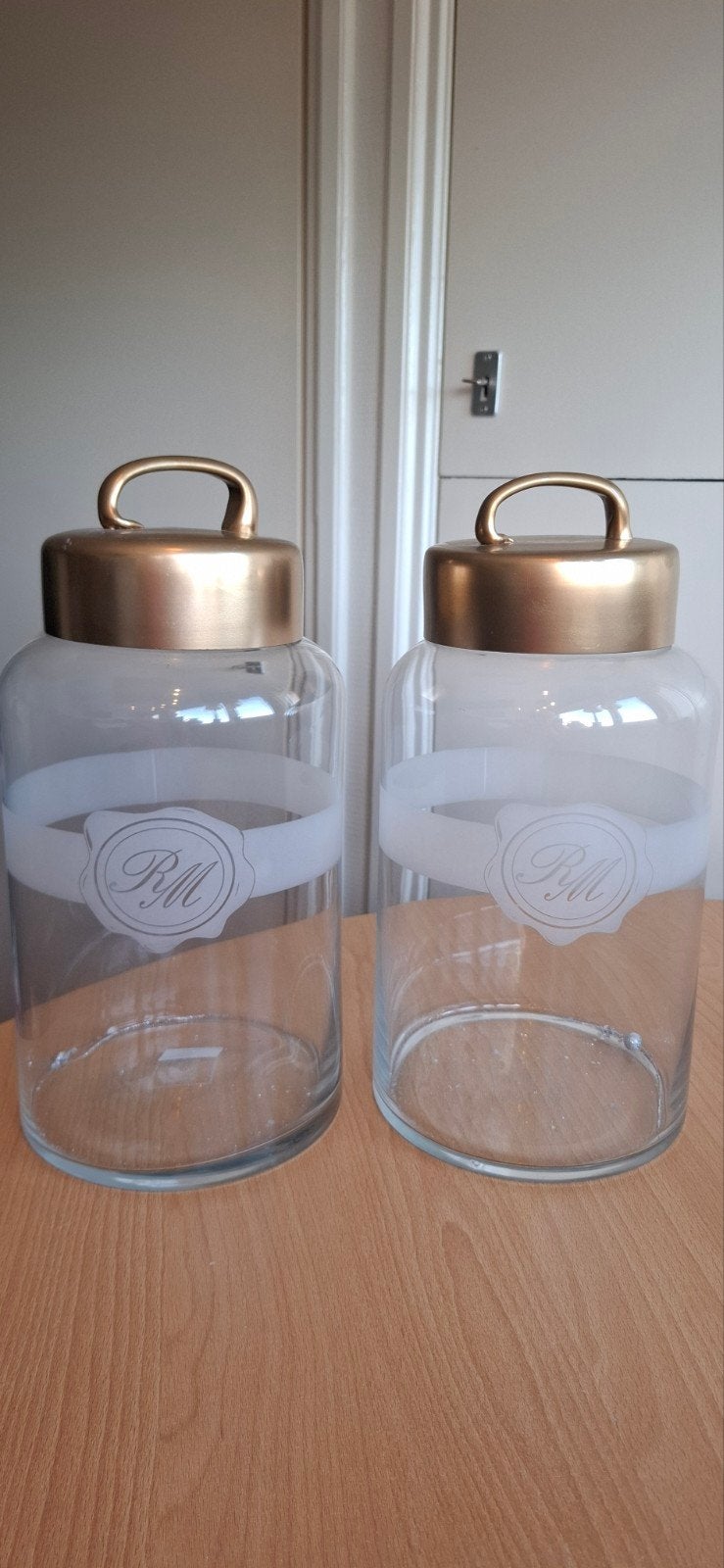 Riviera Maison vooraad potten 2 stuks 18 /30 hoog € 50, Ophalen of Verzenden, Zo goed als nieuw
