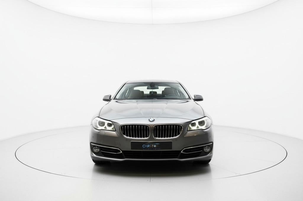 BMW 5-serie 520i Luxury Edition LEER MEMORY SCHUIFDAK NAP, Automaat, Achterwielaandrijving, Gebruikt, 4 cilinders