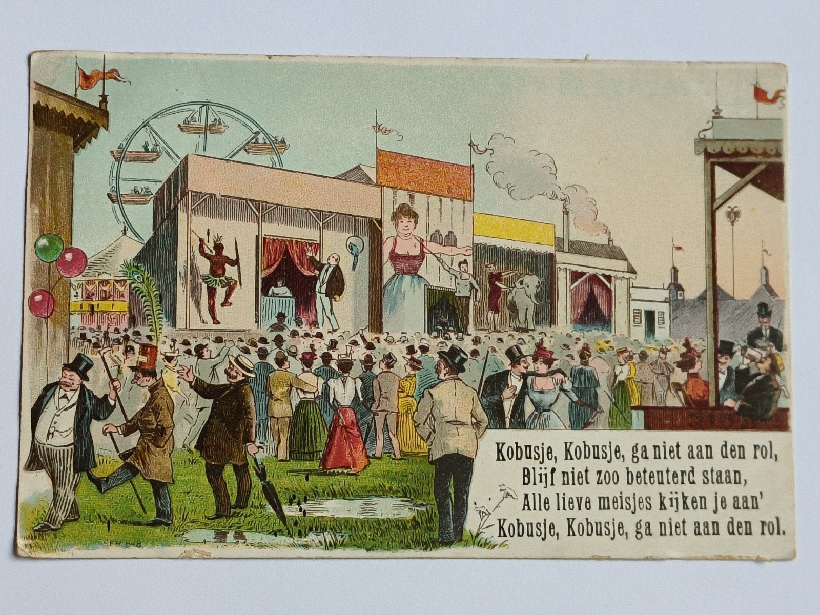 ANSICHTKAART KERMIS, Ophalen of Verzenden, 1920 tot 1940