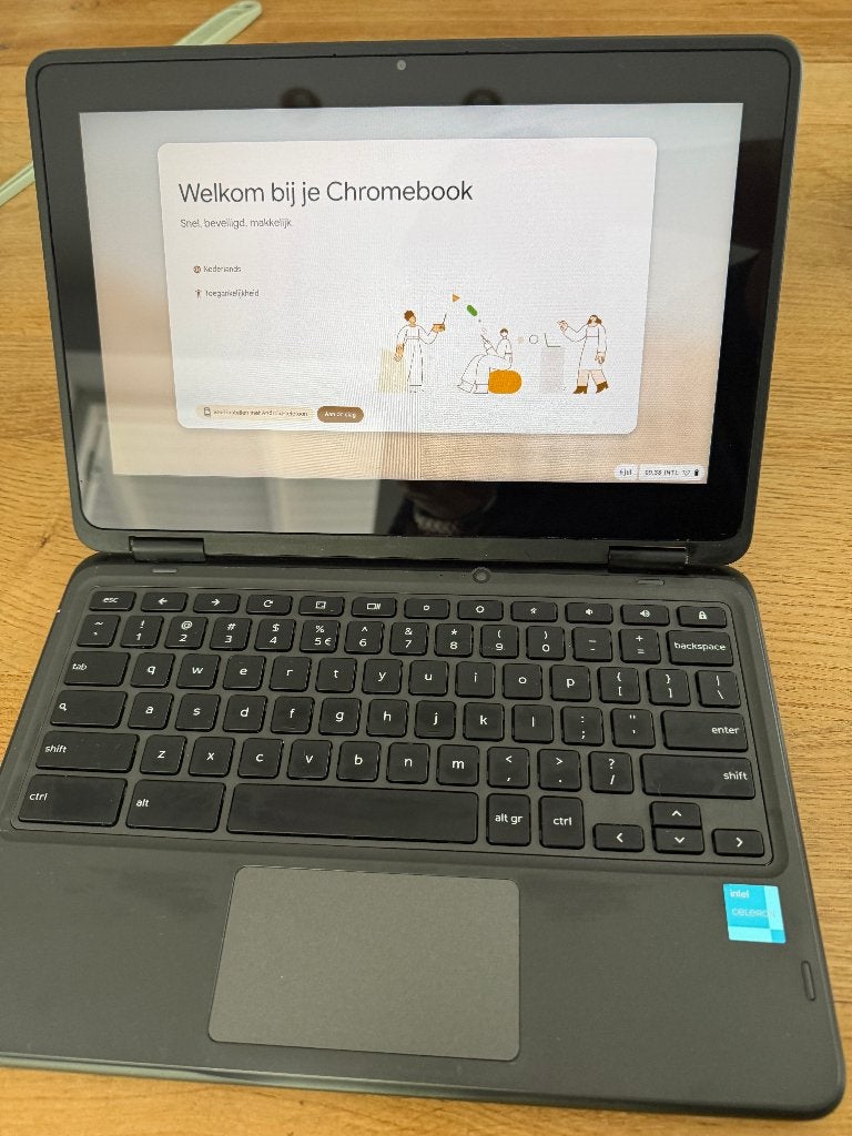 Dell - Chromebook 3110 2-in-1, Computers en Software, Chromebooks, 4 GB of minder, Qwerty, Touchscreen, Ophalen of Verzenden