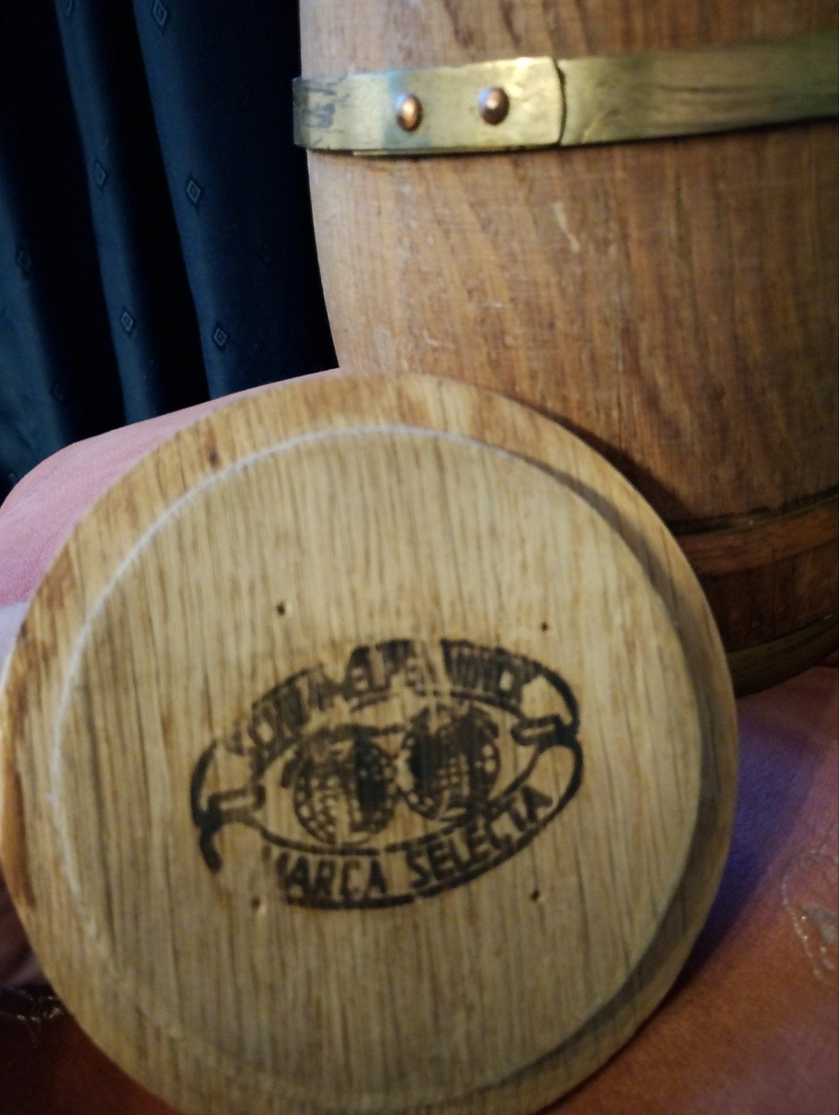Houten sigarenpot Schimmelpenninck - vintage, Antiek en Kunst, Ophalen of Verzenden