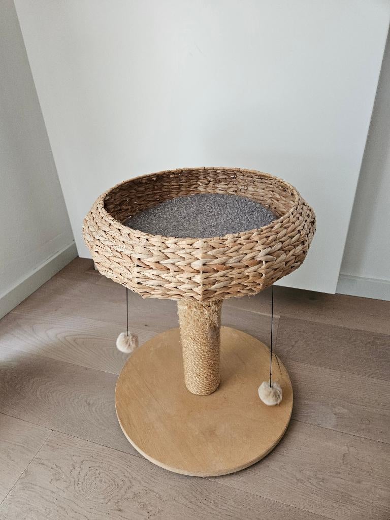 Krabpaal Natural Home I – beige, Dieren en Toebehoren, Krabmeubelen, Ophalen, Gebruikt, Krabpaal
