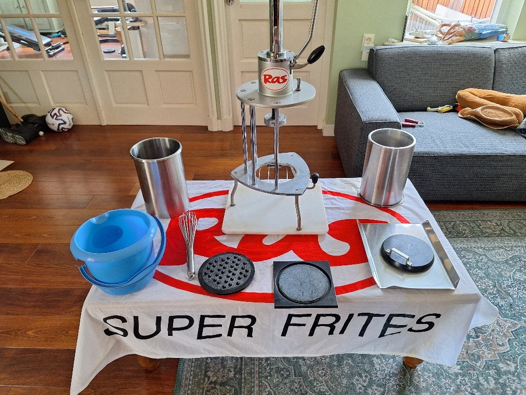 professionele RVS ras patat pers, Ophalen, Zo goed als nieuw, Overige merken