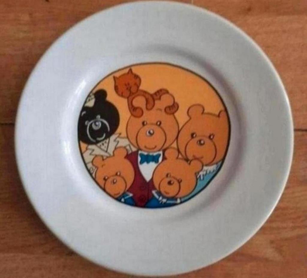 Ontbijtbord Beer Bob ( Bijenkorf ), Ophalen of Verzenden, Zo goed als nieuw, Overige stijlen, Bord(en)