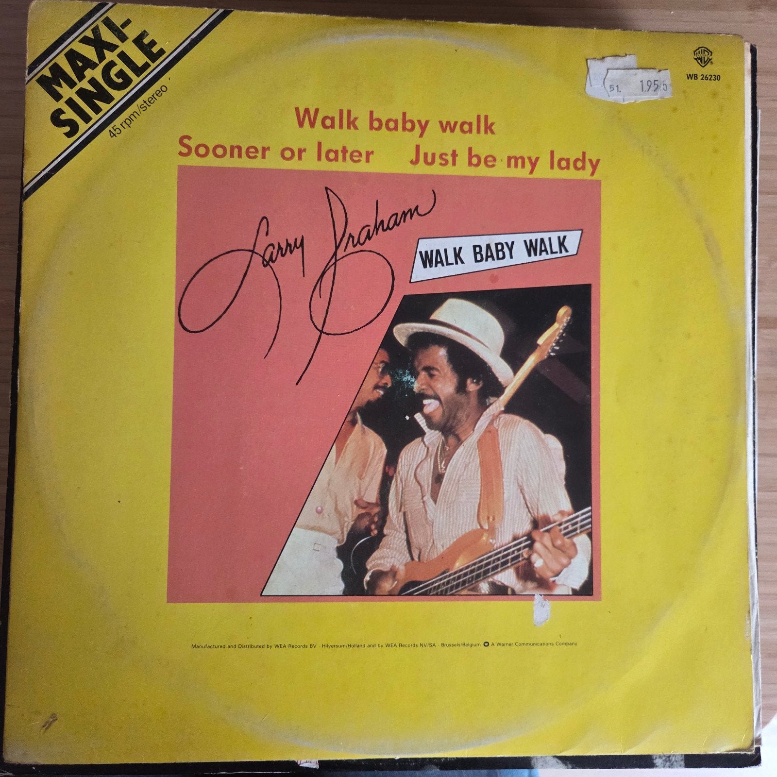 Larry Graham - Walk Baby Walk MS, Ophalen of Verzenden
