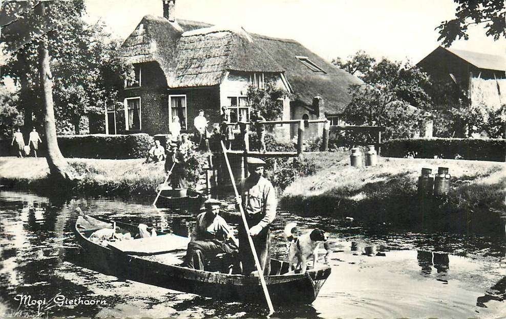 304-252-015 Giethoorn Mooi Giethoorn, Verzenden, Voor 1920, Overijssel