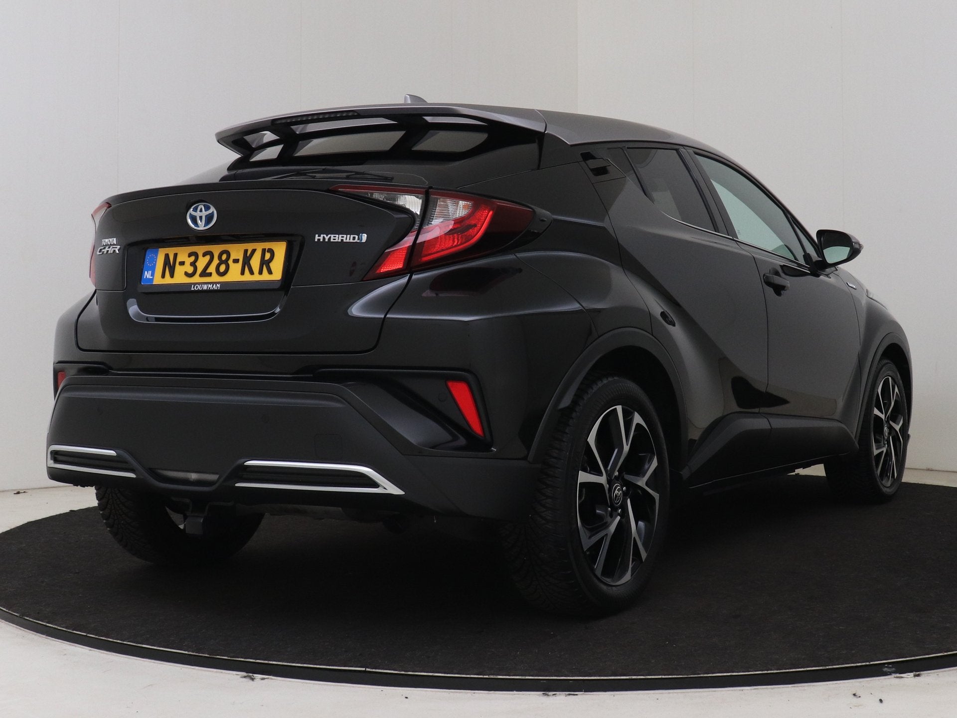 Toyota C-HR 2.0 Hybrid Bi-Tone | Dealer onderhouden | Zilver, Auto's, 12 maanden, 4 cilinders, Leder en Stof, Zwart