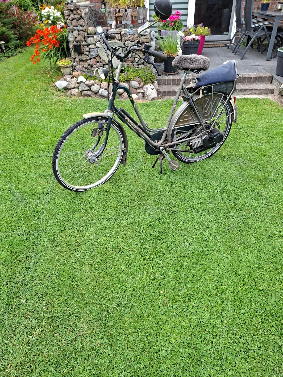 Sparta Met Mobylette Motor - Klassieke Bromfiets, Ophalen of Verzenden, Gebruikt, Maximaal 45 km/u, Sparta
