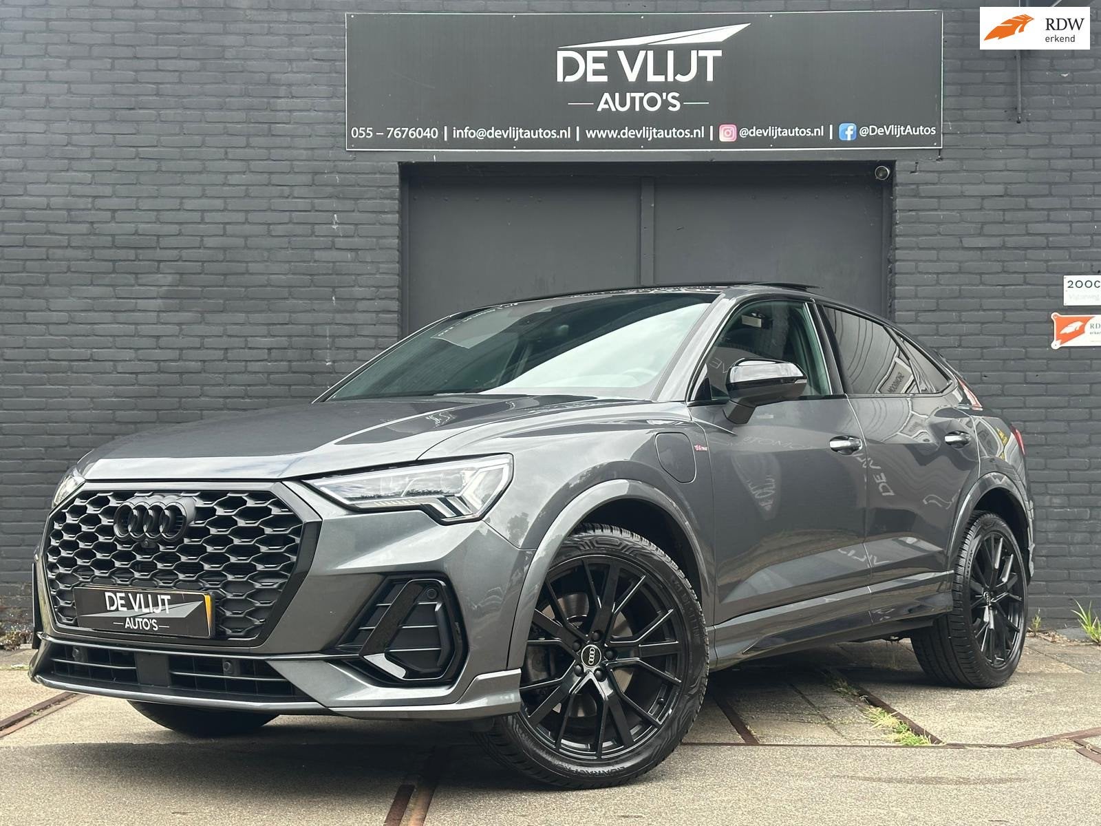 Audi Q3 Sportback 45 TFSI e S-Line | Pano | Matrix Led | Nav, Dealer onderhouden, Gebruikt, Euro 6, 150 pk