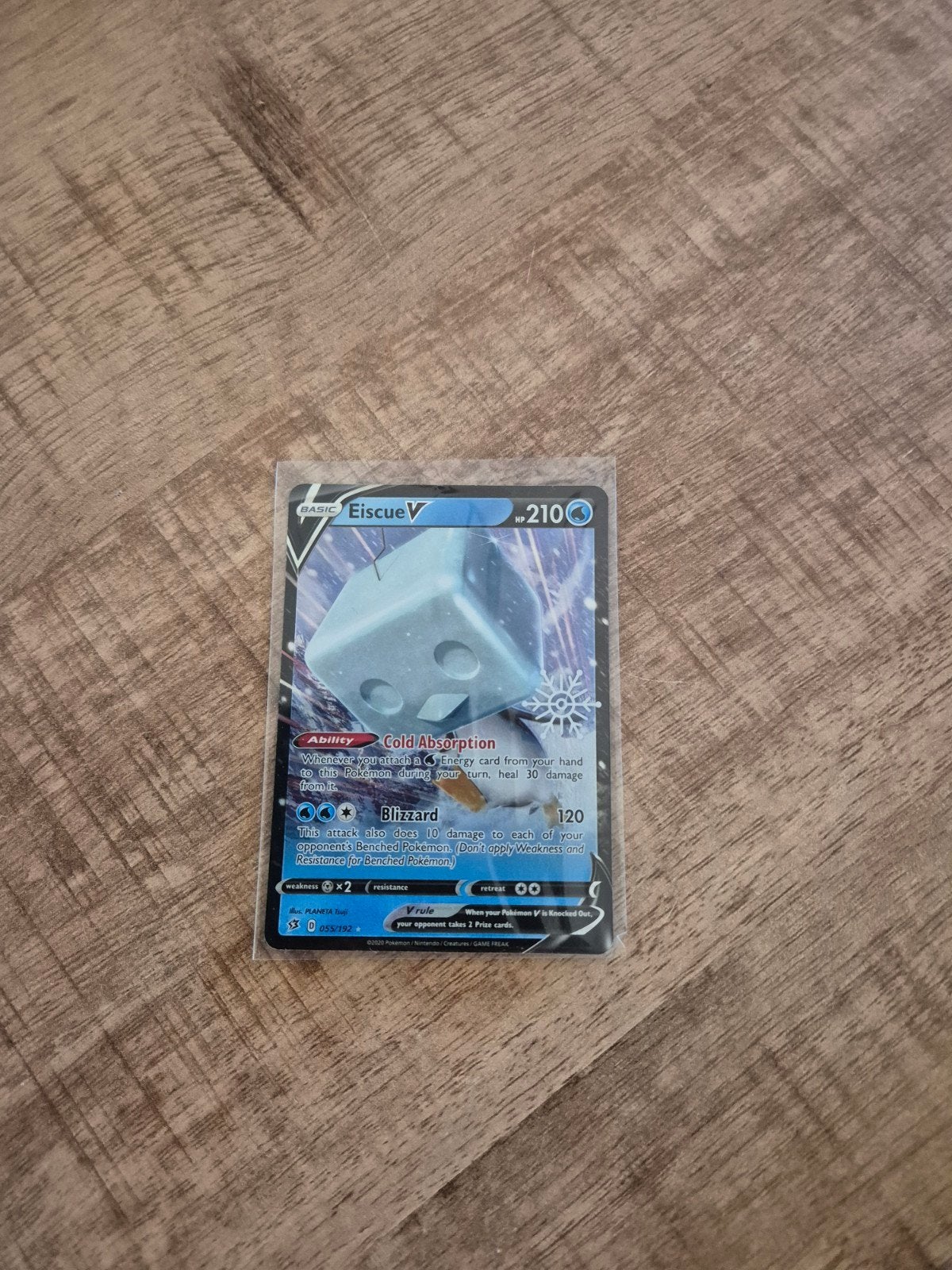 Eiscue V Pokémon kaart - Zo goed als nieuw, Ophalen of Verzenden, Zo goed als nieuw, Losse kaart