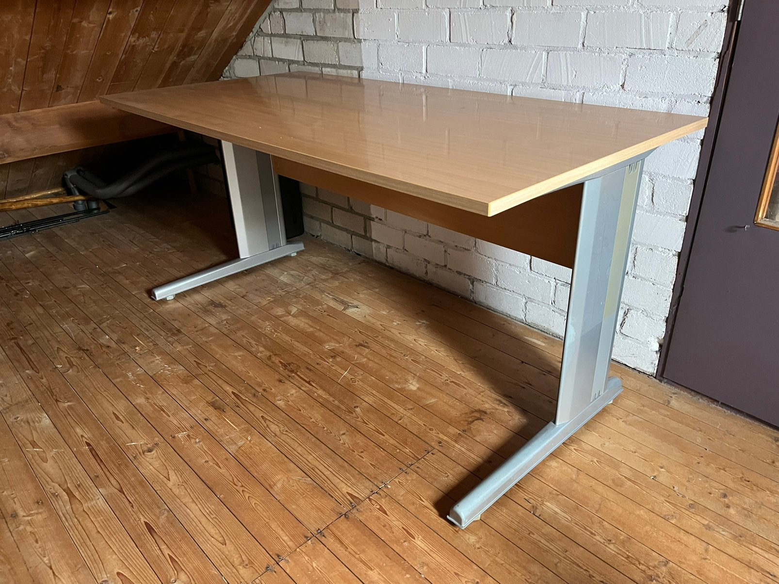 Net stevig bureau top kwaliteit afmetingen blad 160x80 cm ., Ophalen, Zo goed als nieuw
